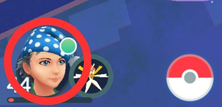 トレーナーアイコンをタップ