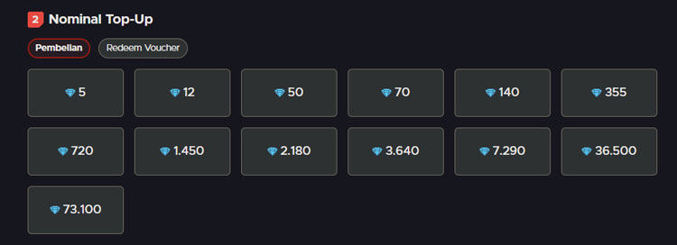 Garena儲值價格差異