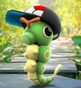 ポケモン go キャタピー トレーナーキャップ