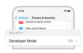 turn on developer mode