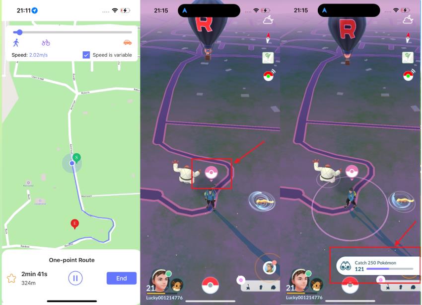 Type the location address