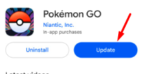 Update Pokemon Go App