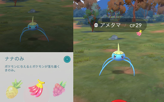 ポケモン go ナナのみを使う