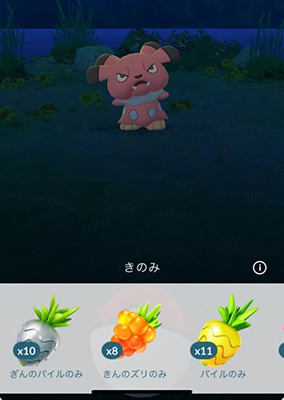 ポケモン go アメ 集め パイルのみを使う