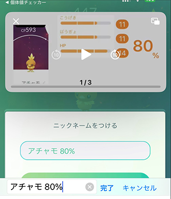 個体値チェッカー 使い方