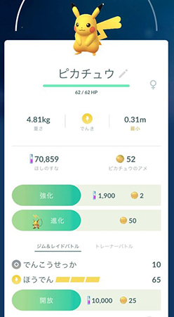 ポケモンgo アメの使い道